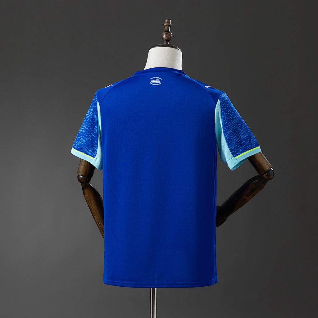 Camiseta Olympique de Marsella Tercera Azul y Azul Marino 2025/26 - espalda