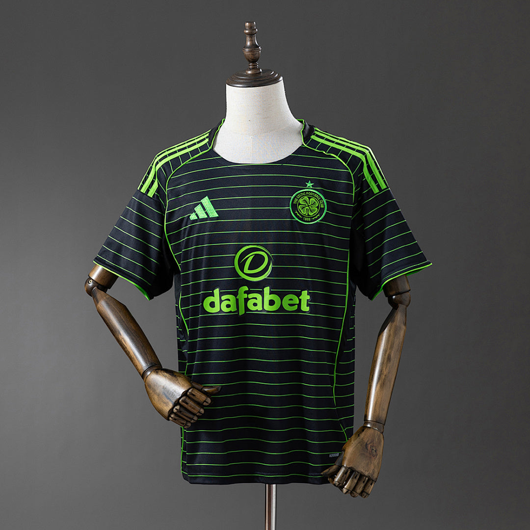 Camiseta Celtic Visita Negra 2025/26 - frente