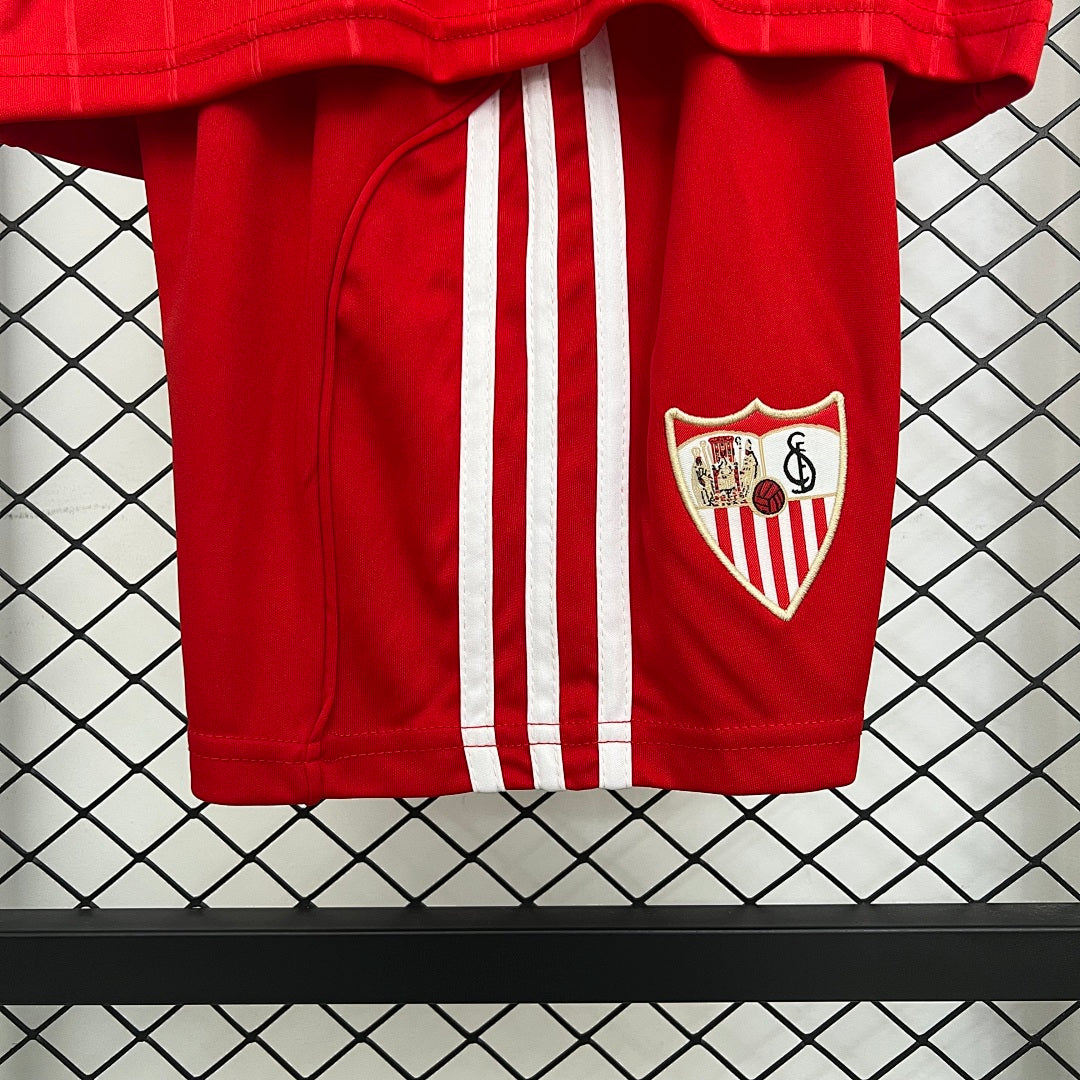 Conjunto Niños Sevilla FC Visita 2025/26 - espalda
