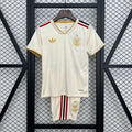 Conjunto Niños Flamengo Tercera Amarilla y Negra 2025/26 - frente