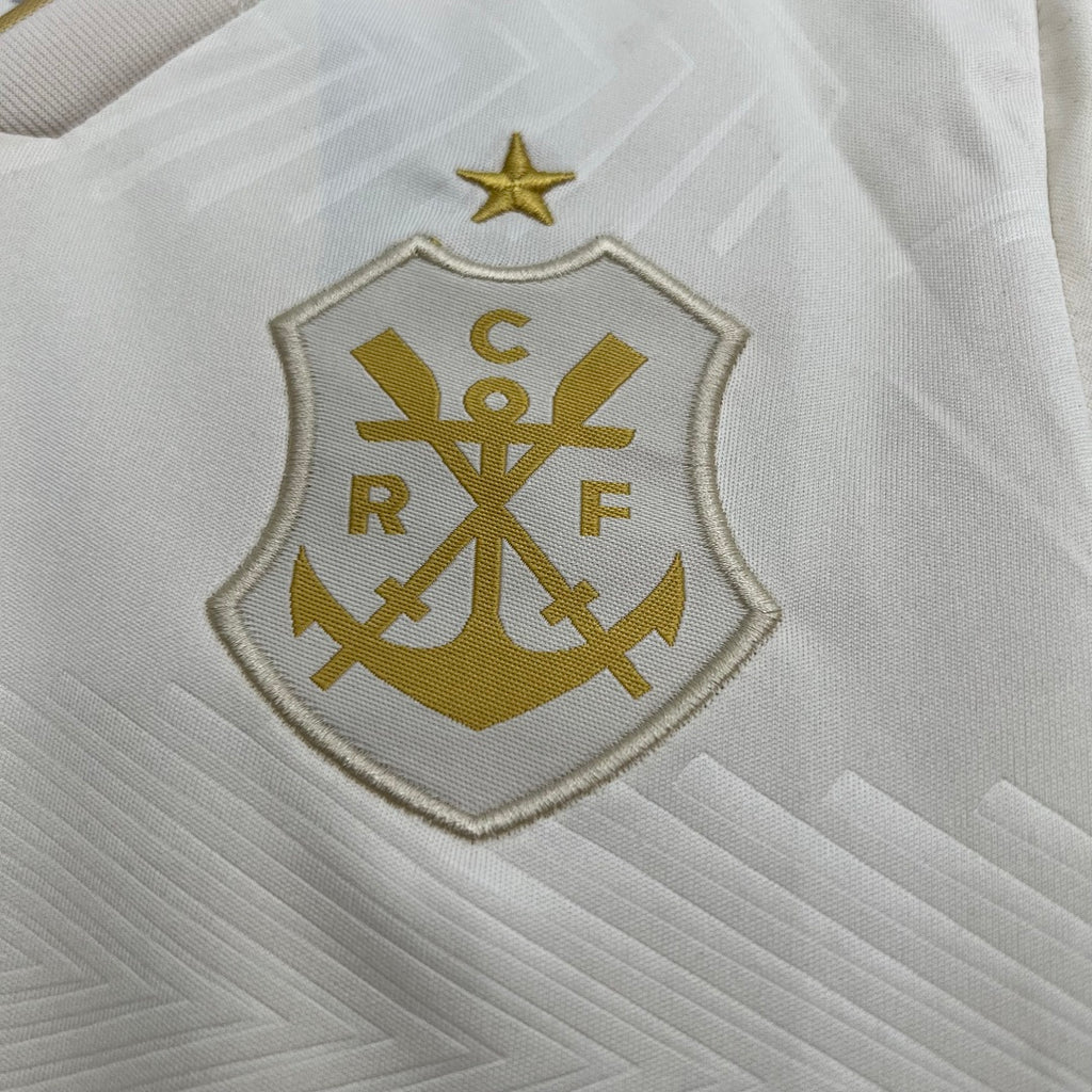 Conjunto Niños Flamengo Tercera Dorada y Amarilla 2025/26 - espalda