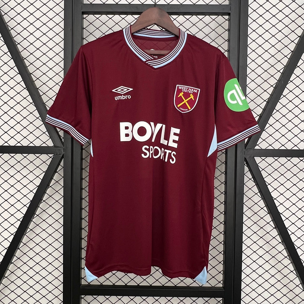 Camiseta West Ham United Local 2025/26 - frente