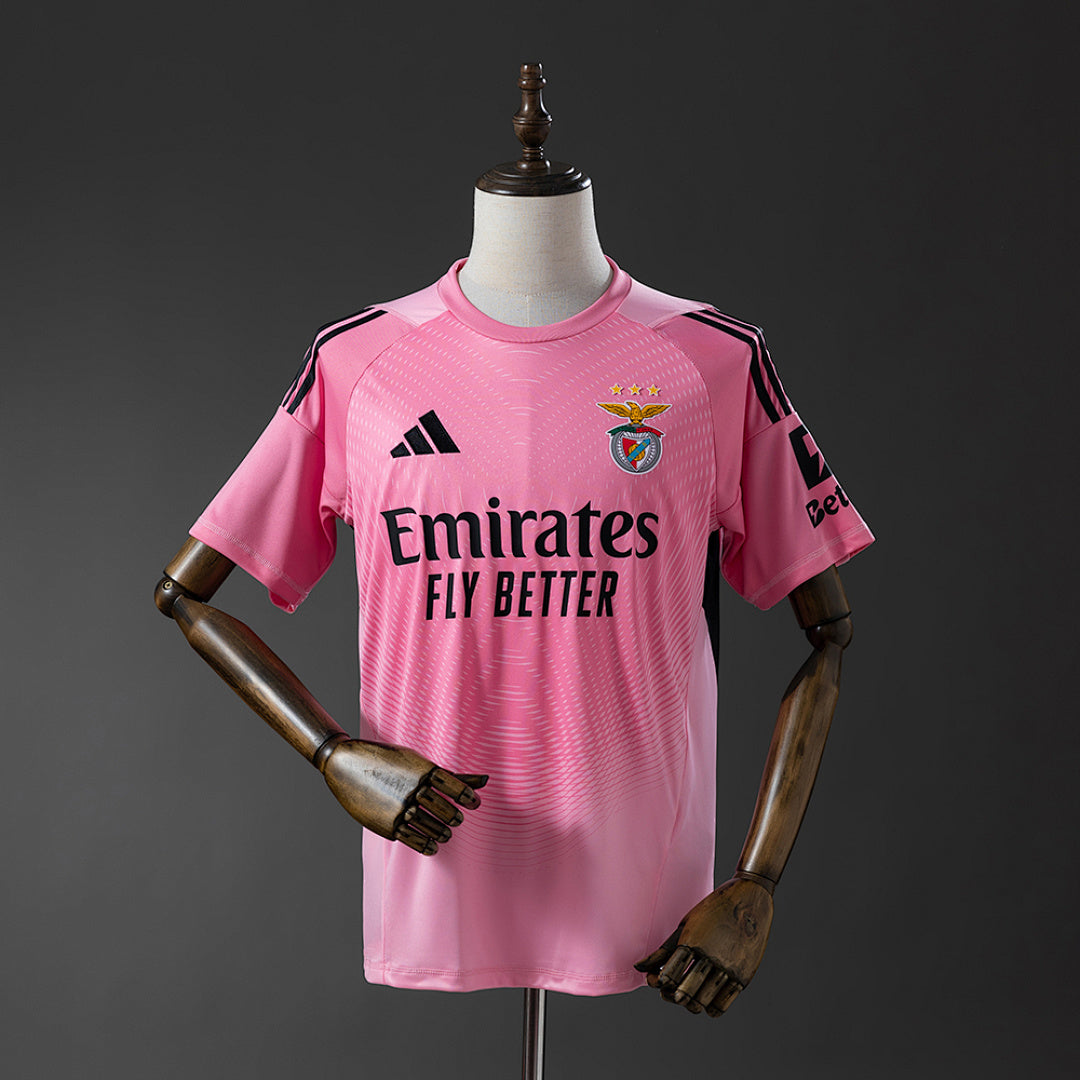 Camiseta SL Benfica Gris y Roja Edición Especial 2025/26 - frente