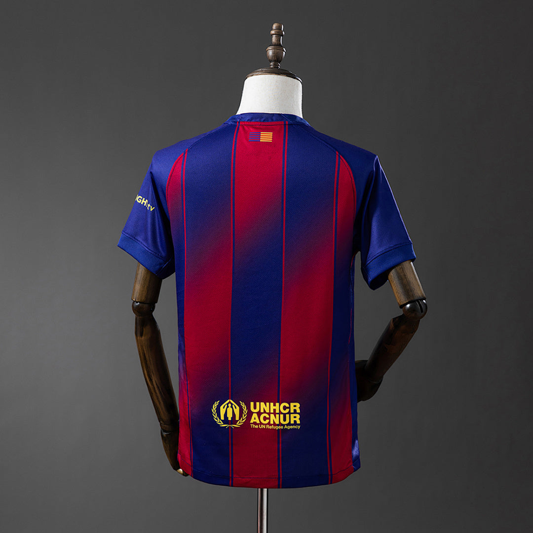 Camiseta FC Barcelona Local Roja y Morada 2025/26 - espalda