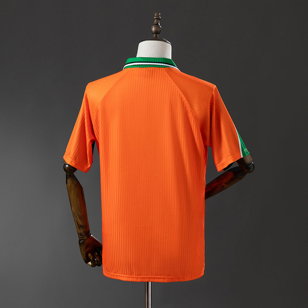 Camiseta Retro Irlanda Naranja 1997 - espalda