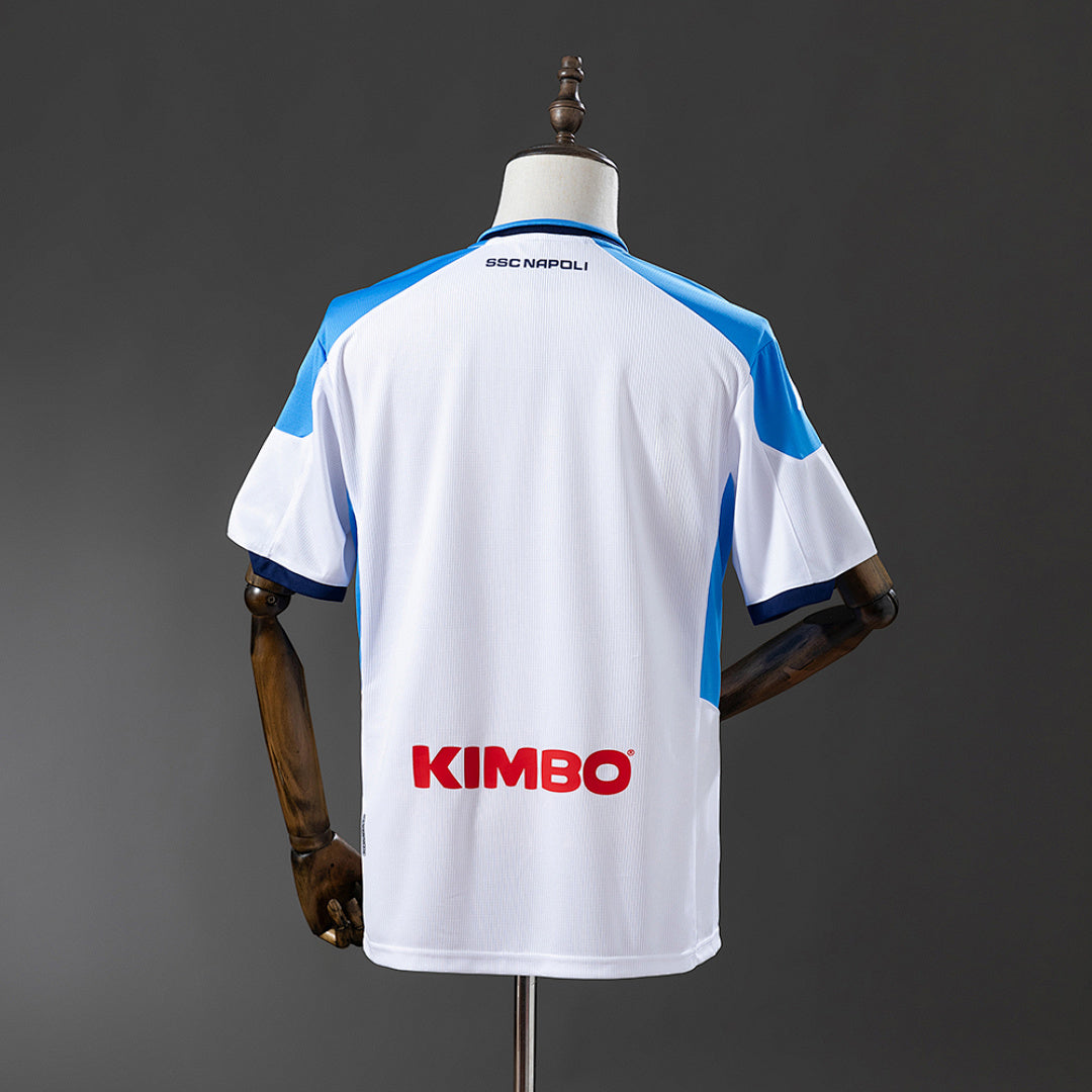 Camiseta Retro SSC Napoli Blanca 19/20 - espalda