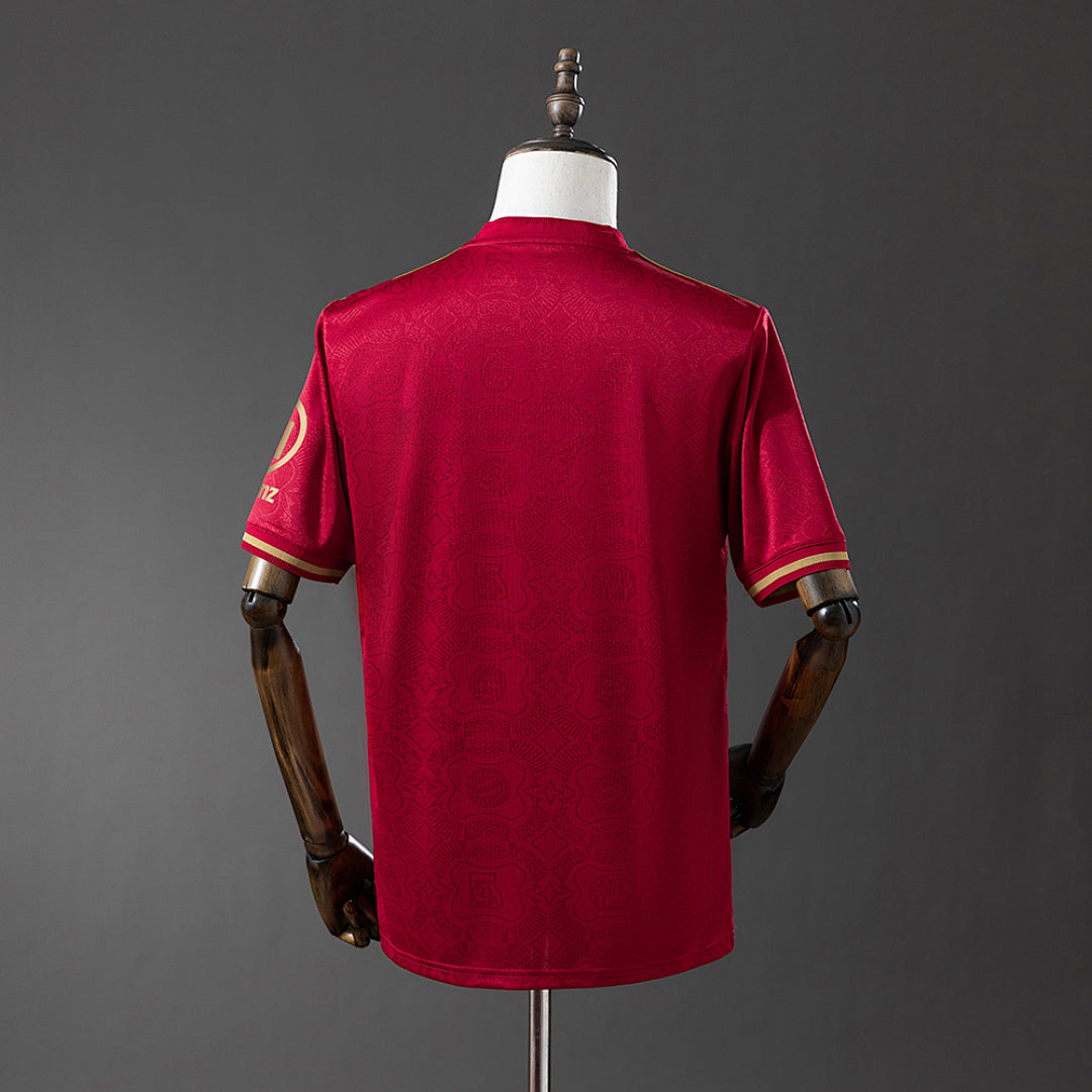Camiseta Bayern Múnich Burdeos y Gris 125º Aniversario 2025/26 - espalda