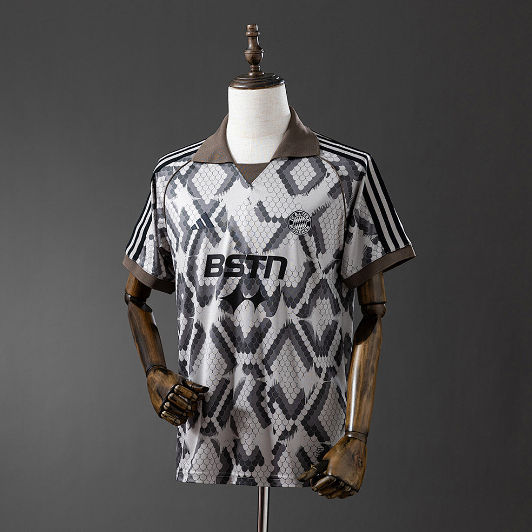 Camiseta Bayern Múnich Gris y Café Edición Especial 2025/26 - frente