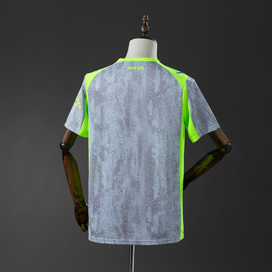 Camiseta Manchester City Verde y Gris Claro Edición Especial 2025/26 - espalda