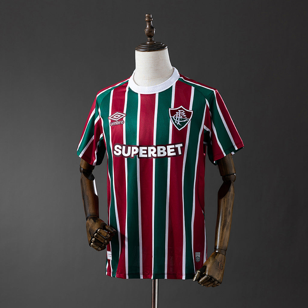 Camiseta Fluminense Local Con Sponsors 2025/26 - frente