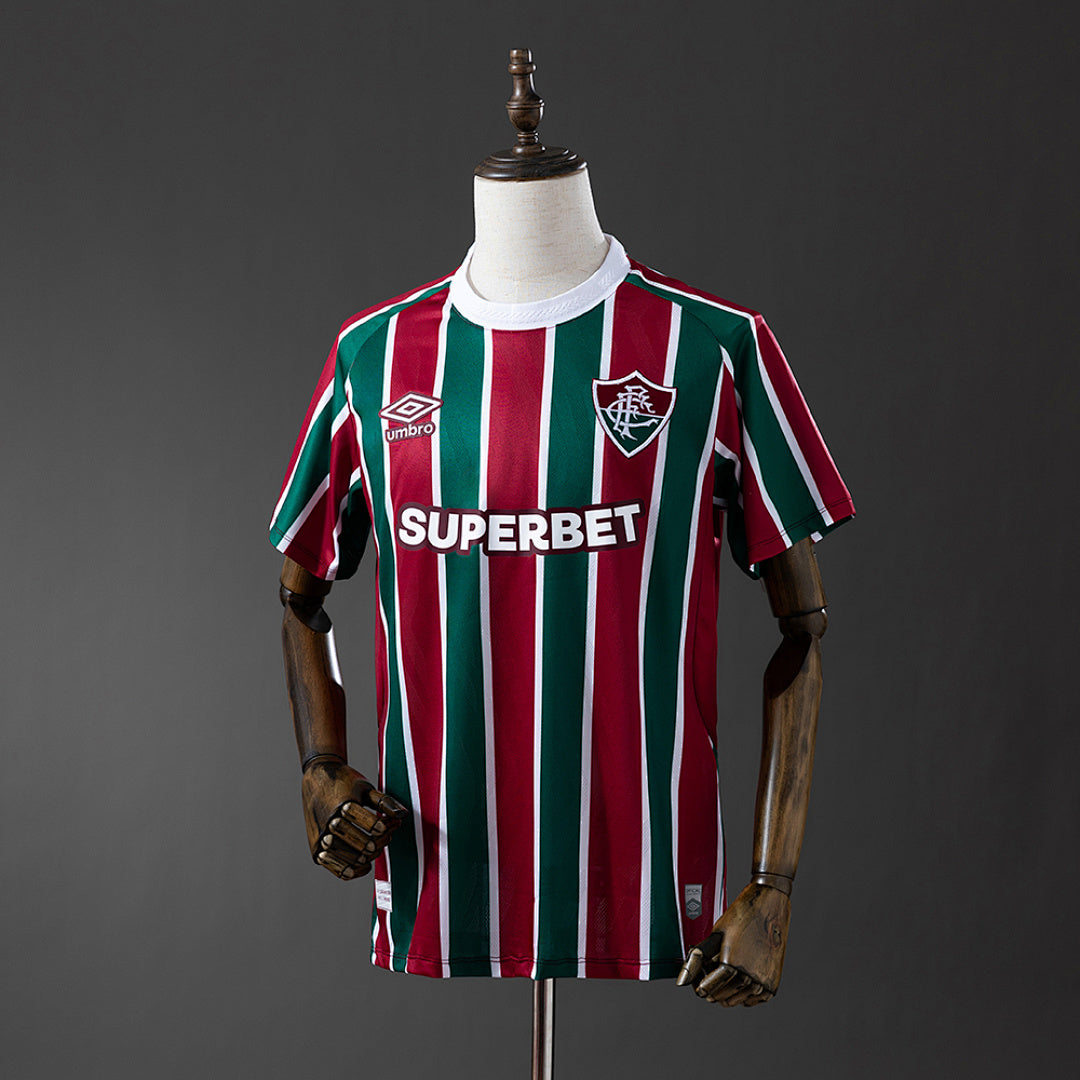 Camiseta Fluminense Local Con Sponsors 2025/26 - frente