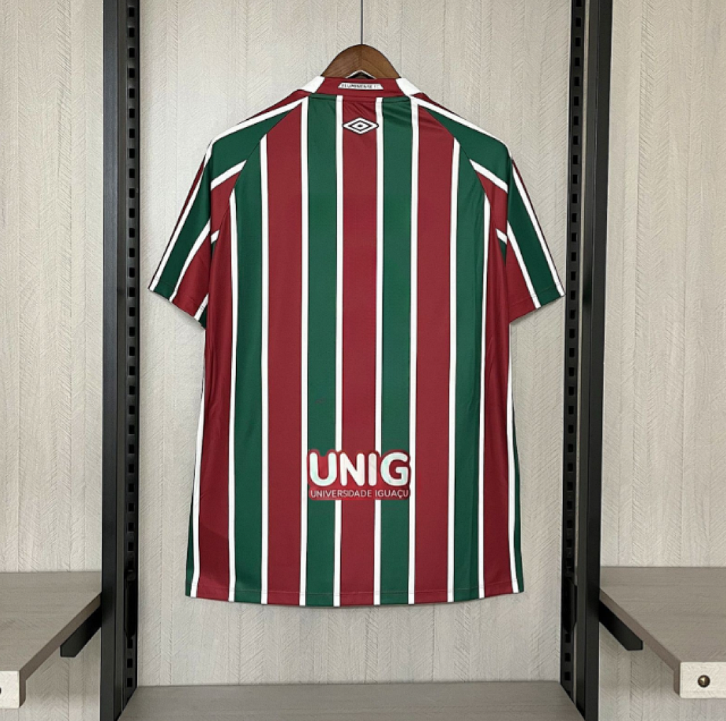 Camiseta Fluminense Local Con Sponsors 2025/26 - espalda