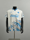 Camiseta SSC Napoli Gris Claro y Negra Edición Especial 2025/26 - frente