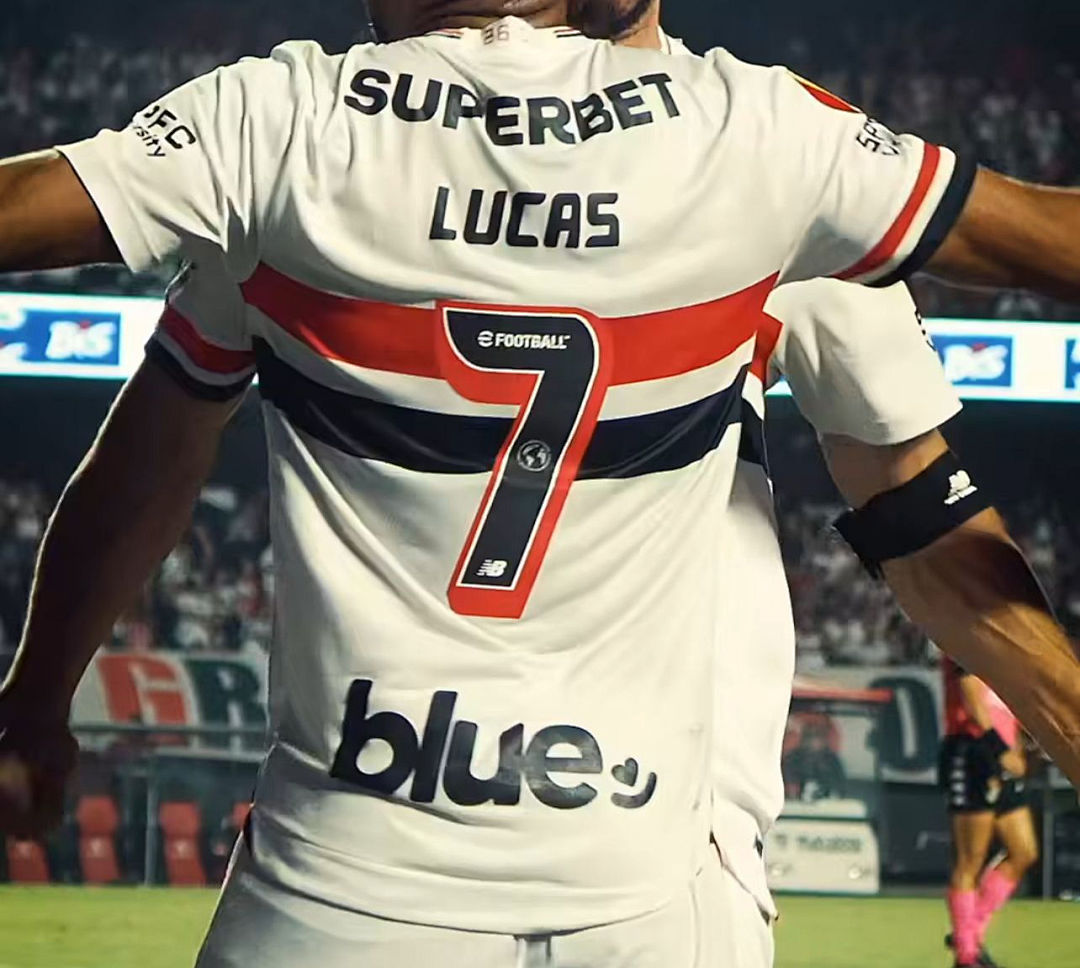 Camiseta São Paulo Local Con Sponsors 2025/26 - espalda
