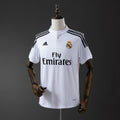 Camiseta Retro Real Madrid Local Negra y Celeste 14/15 - frente
