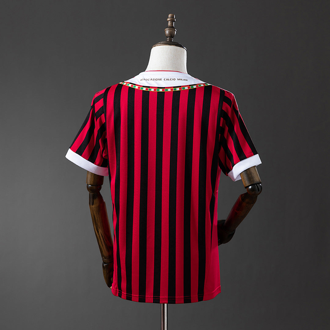 Camiseta Retro AC Milan Local 11/12 - espalda
