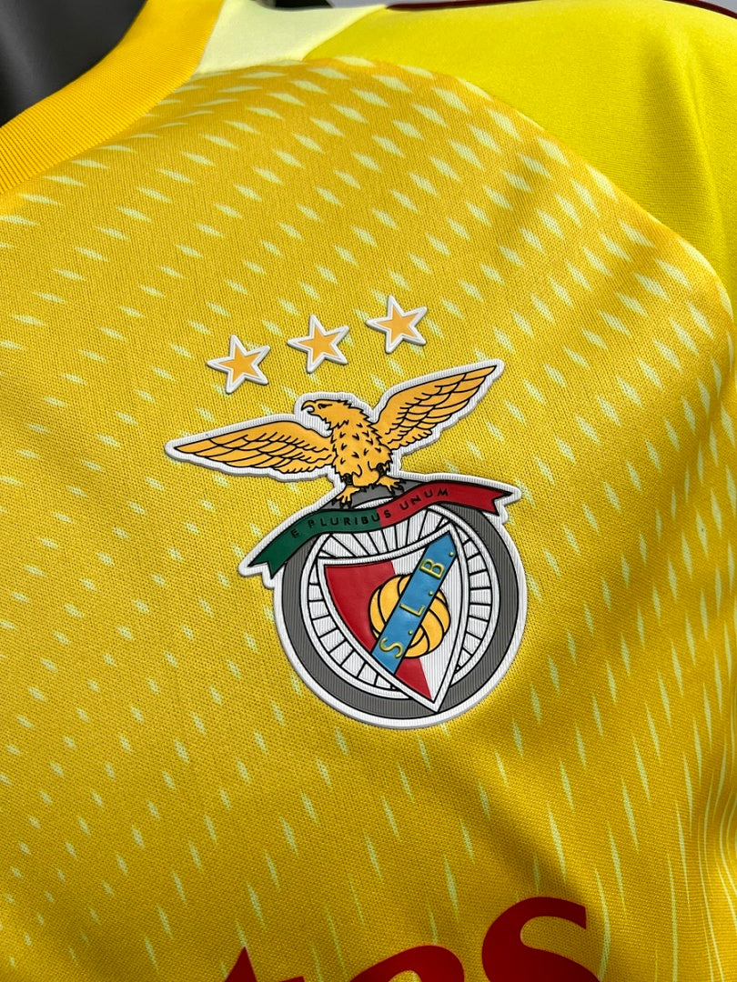 Camiseta SL Benfica Portero Amarilla 2025/26 - espalda