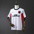 Camiseta Retro Flamengo Visita Celeste y Gris 2001 - frente