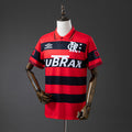 Camiseta Retro Flamengo Local Negra y Gris 1994 - frente