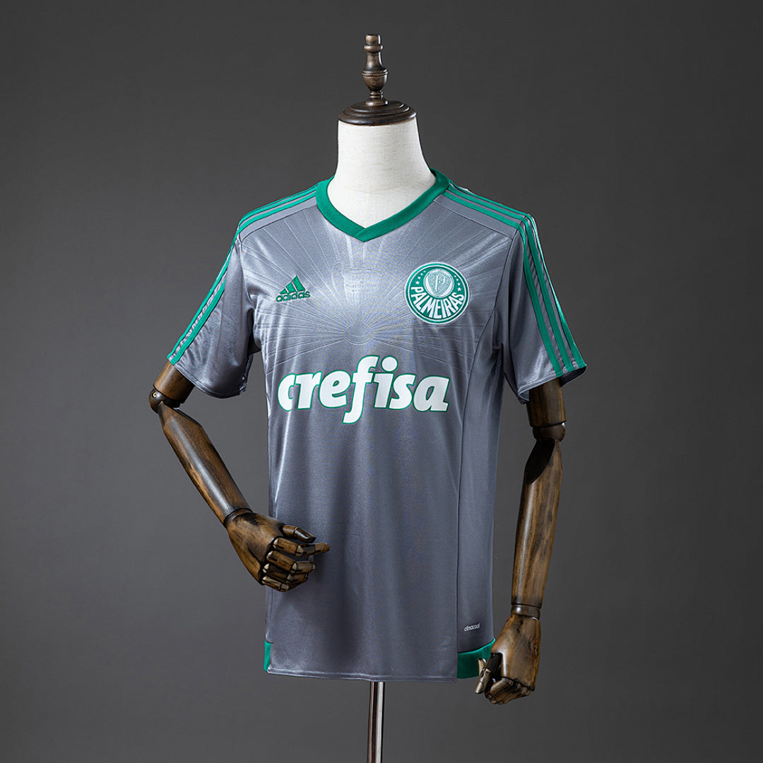 Camiseta Retro Palmeiras Plateada Edición Especial 16/17 - frente