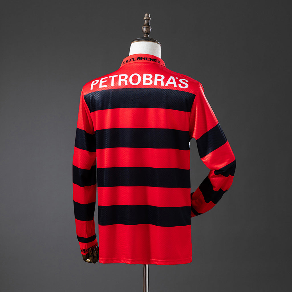 Camiseta Retro Flamengo Local Manga Larga 94/95 - espalda