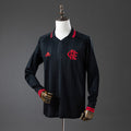Camiseta Retro Flamengo Negra Manga Larga 2019 - frente
