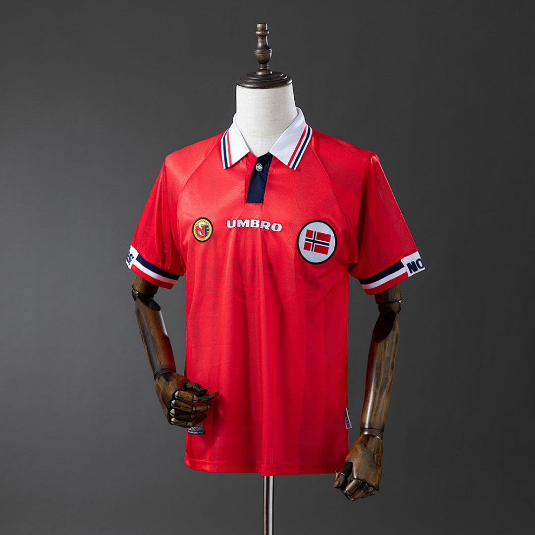 Camiseta Retro Noruega Local 1998 - frente
