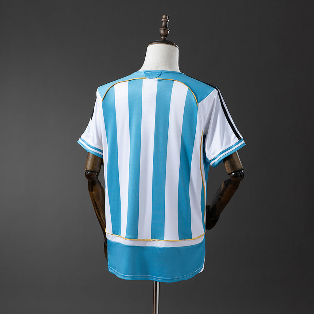 Camiseta Retro Argentina Local 2006 - espalda