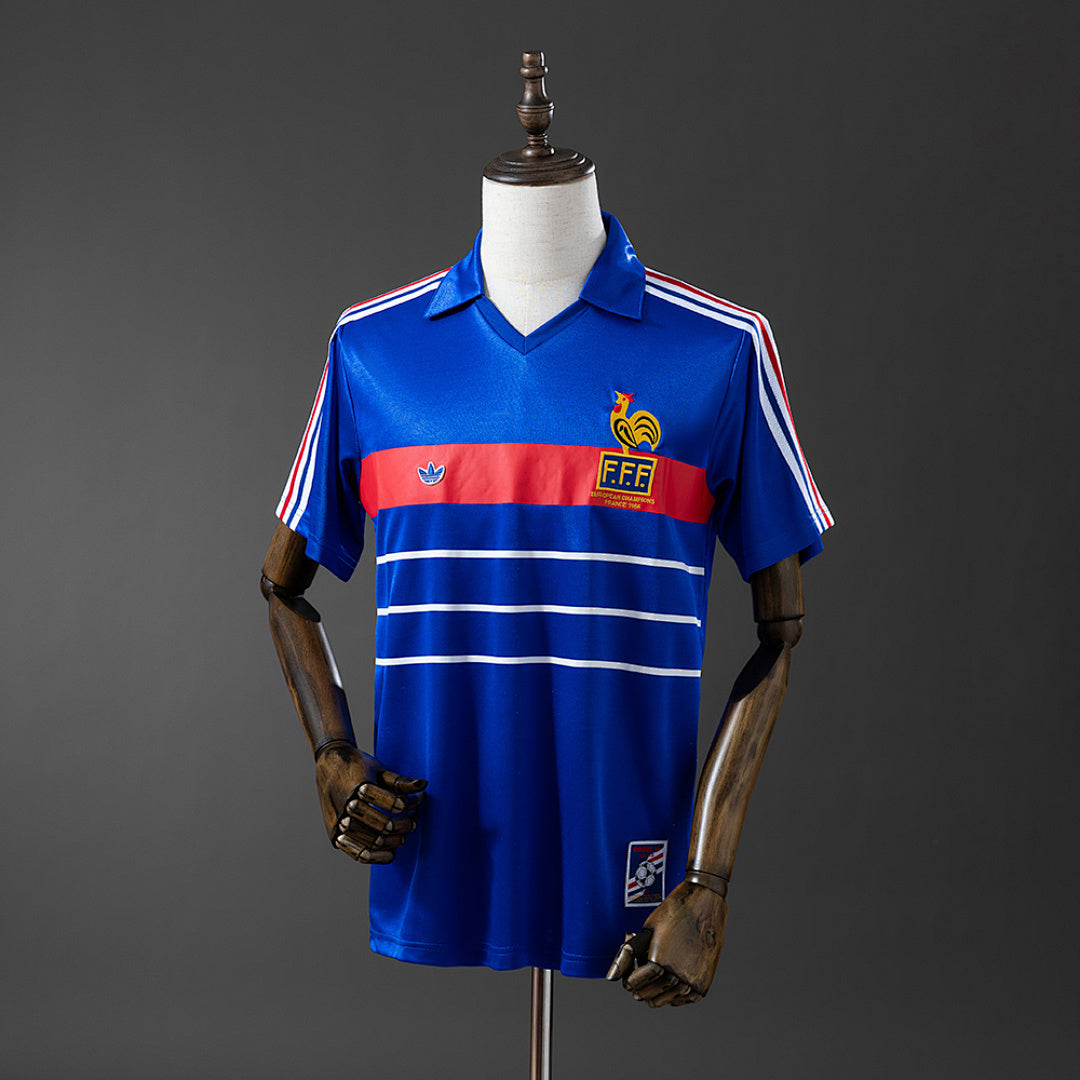 Camiseta Retro Francia Local 1984 - frente