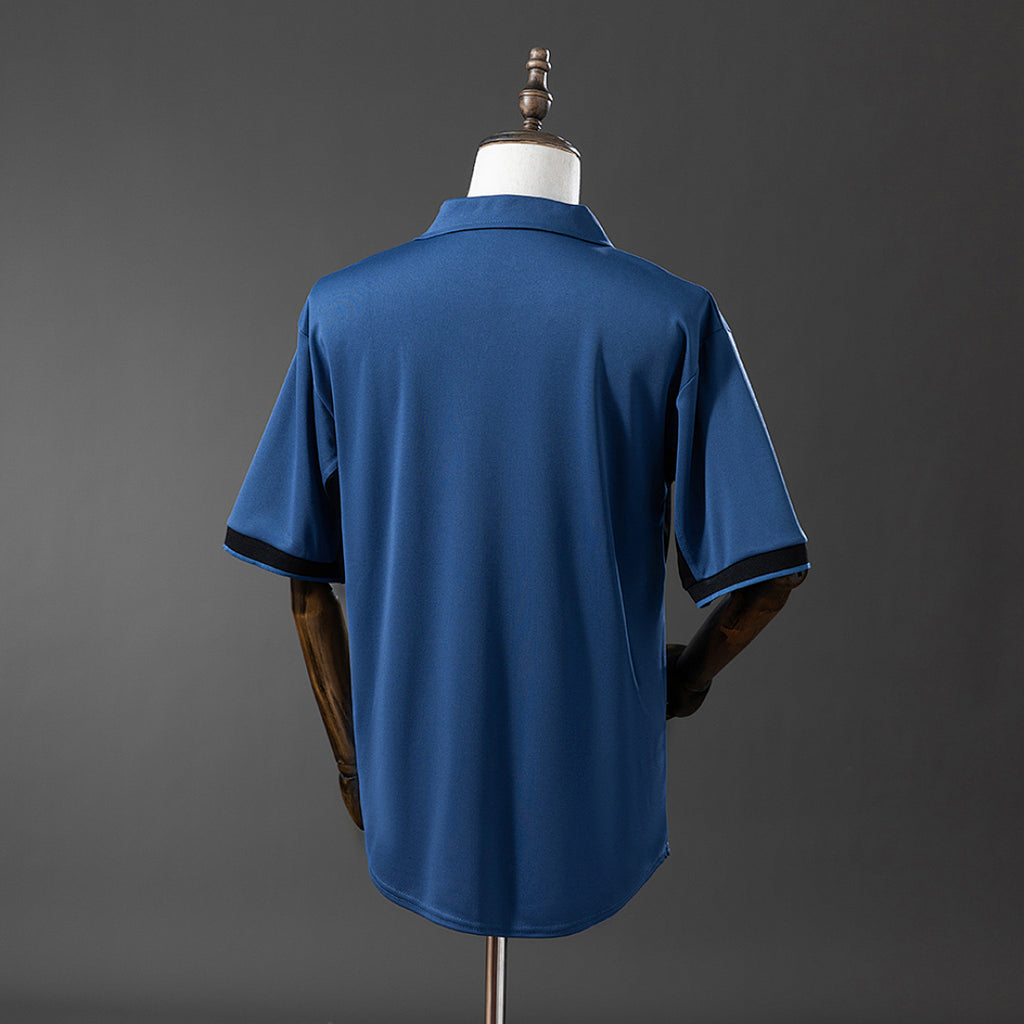 Camiseta Retro Inter de Milán Visita Azul y Azul Marino 98/99 - espalda