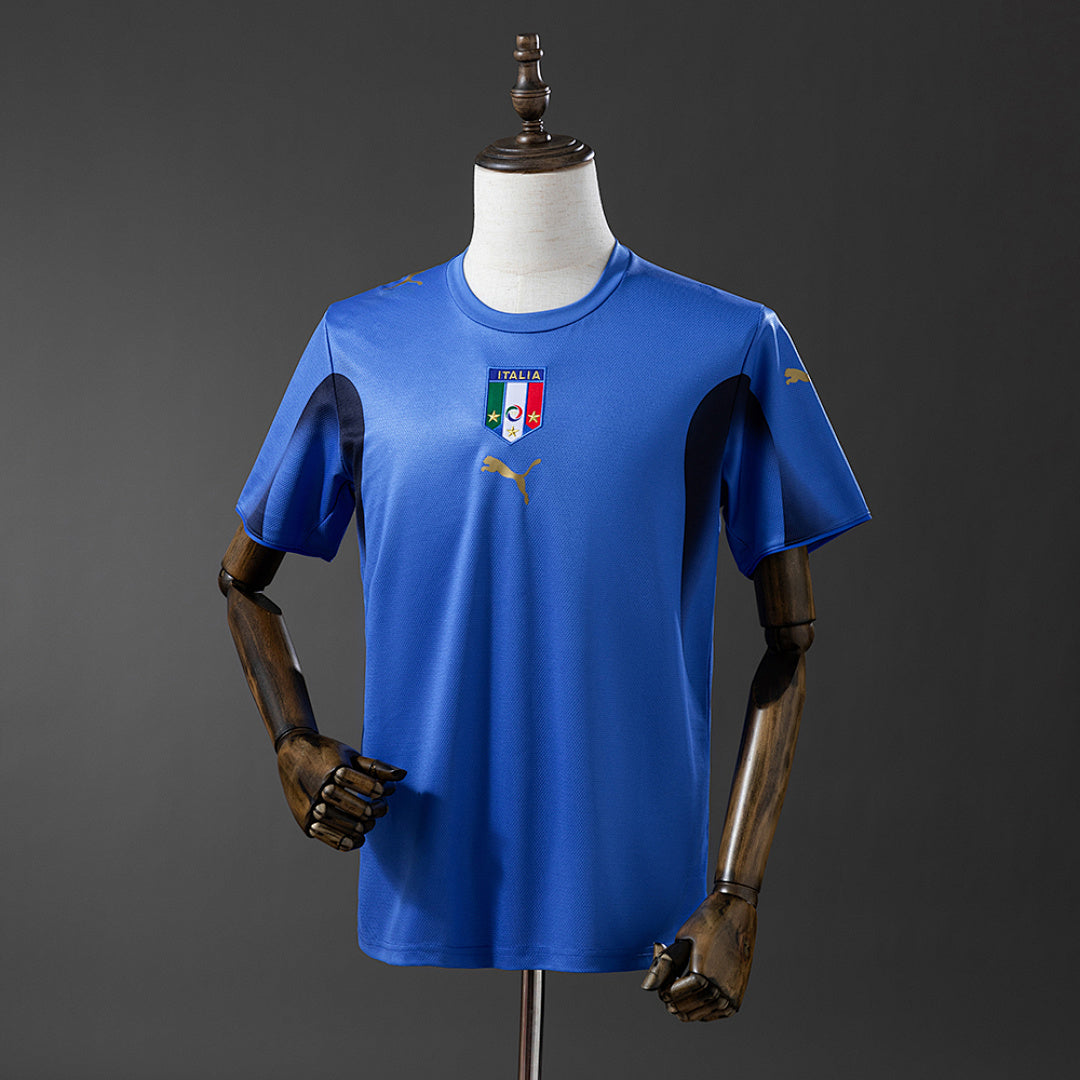 Camiseta Retro Italia Local 2006 - frente