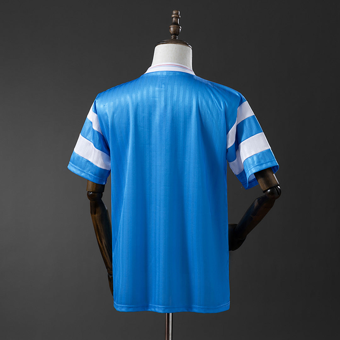 Camiseta Retro Olympique de Marsella Visita 1990 - espalda