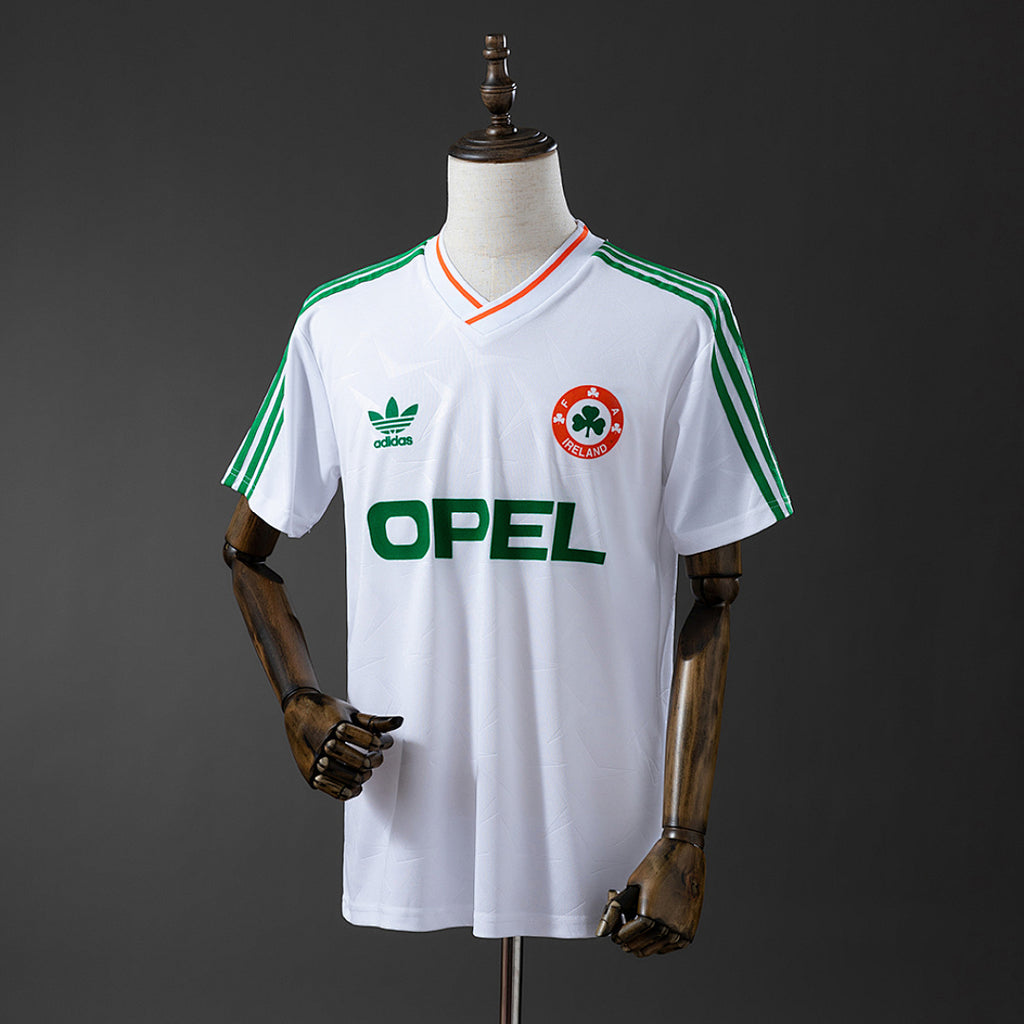 Camiseta Retro Irlanda Visita 1990 - frente