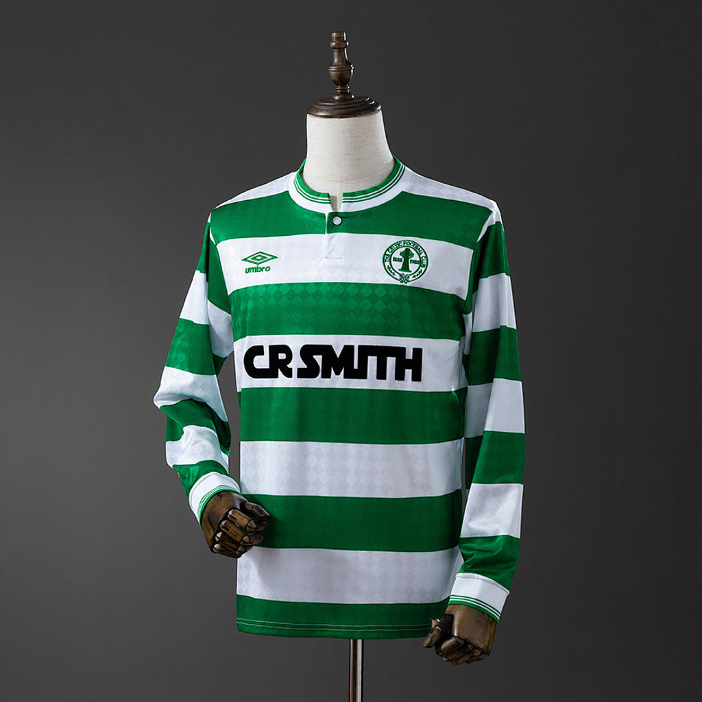 Camiseta Retro Celtic Local Manga Larga 1989 - frente