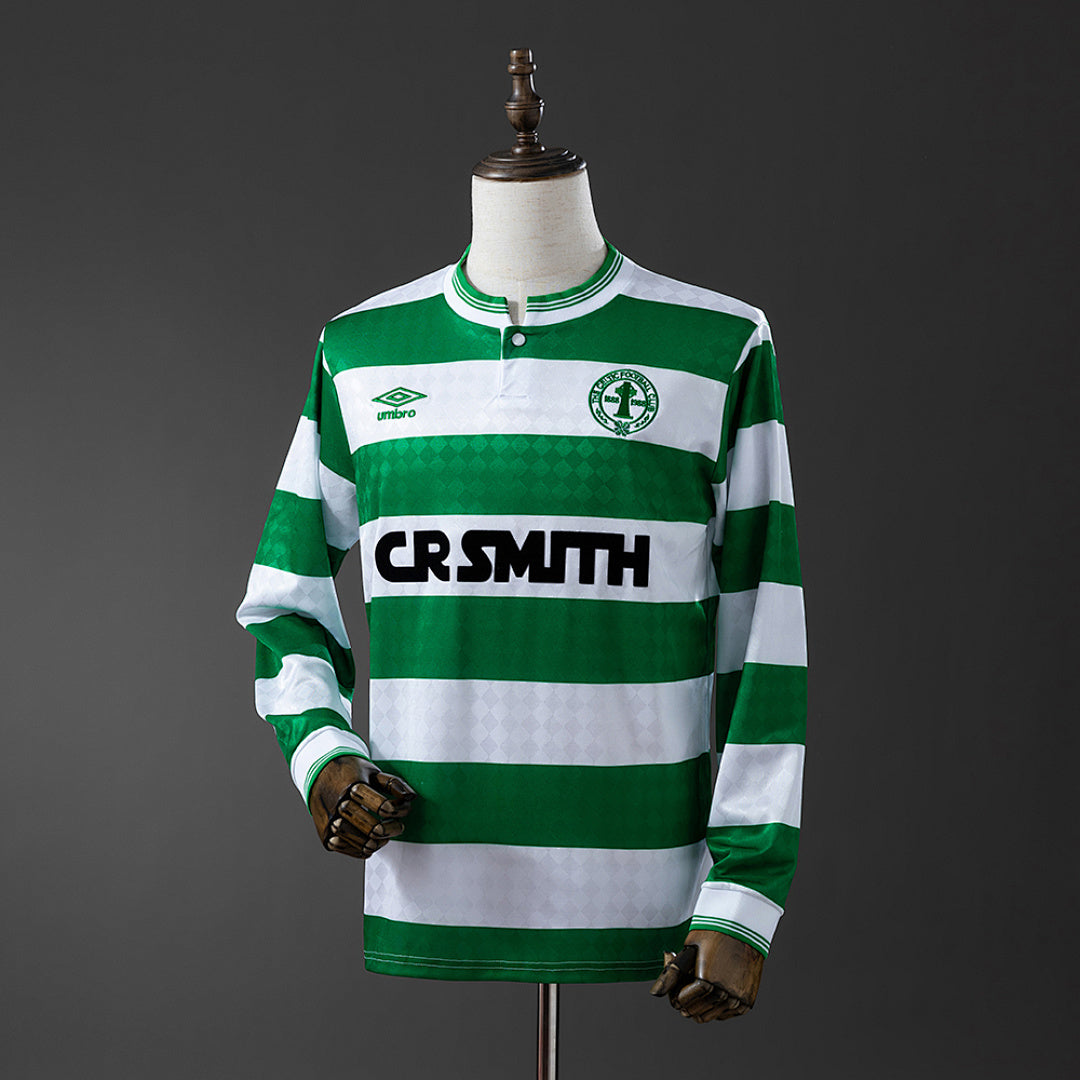 Camiseta Retro Celtic Local Manga Larga 1989 - frente