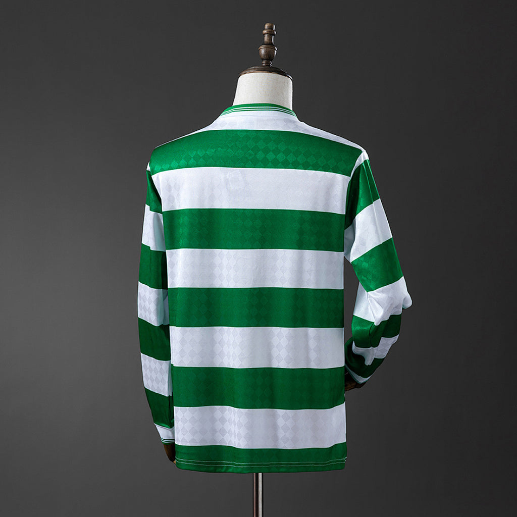 Camiseta Retro Celtic Local Manga Larga 89/91 - espalda