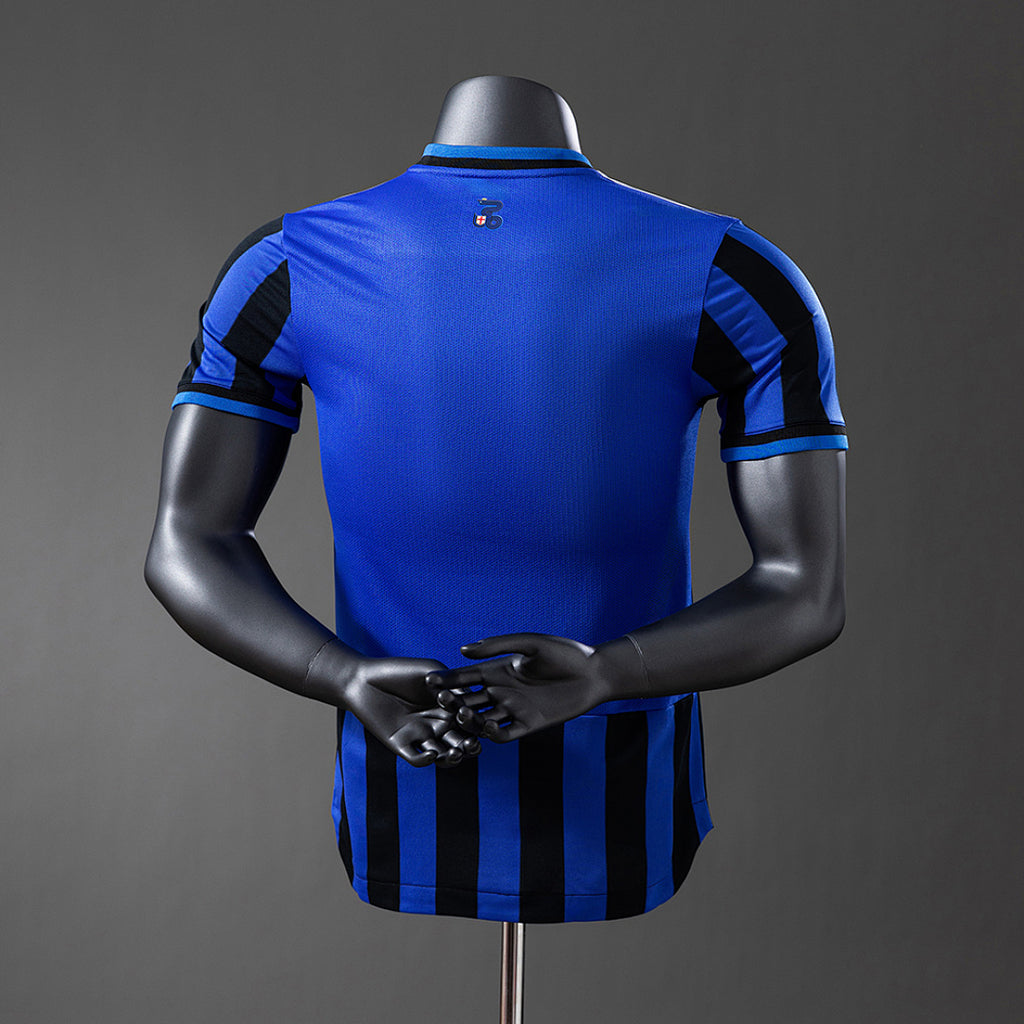 Camiseta Retro AC Milan Azul Marino y Azul Edición Especial 24/25 Versión Jugador - espalda