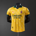 Camiseta AC Milan Visita Dorada y Negra 2025/26 Versión Jugador - frente