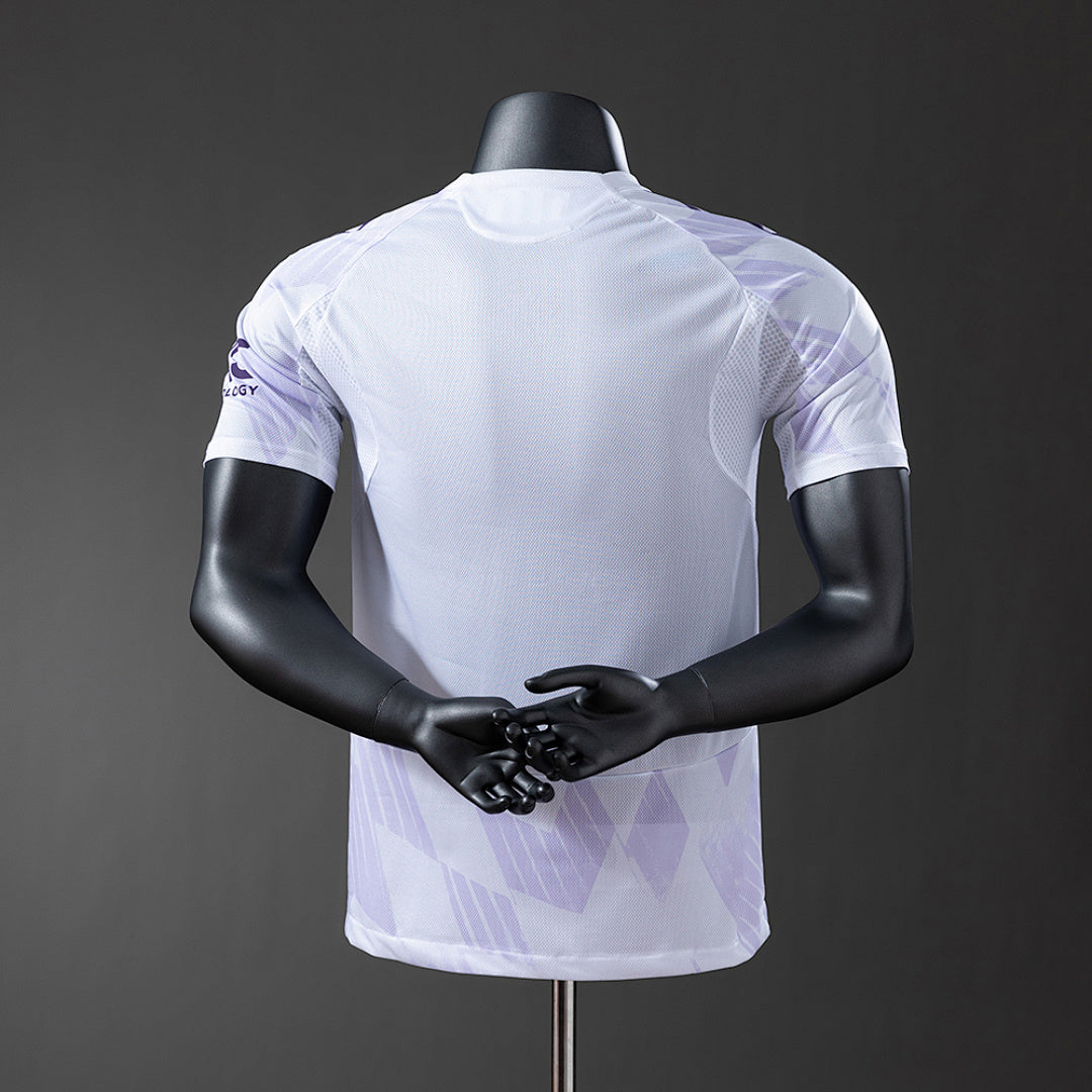Camiseta Manchester United Visita Celeste 2025/26 Versión Jugador - espalda