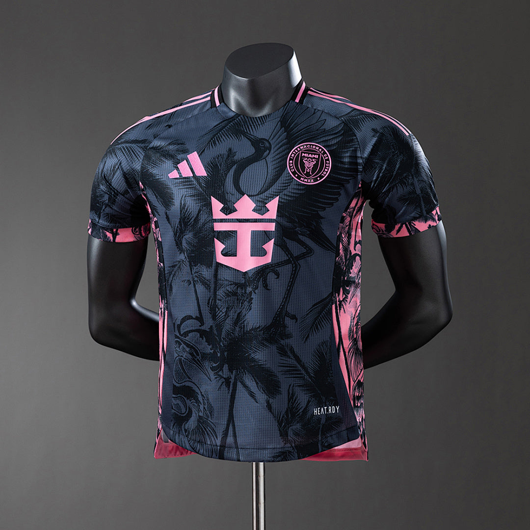Camiseta Inter Miami Negra y Azul Marino Edición Especial 2025/26 Versión Jugador - frente