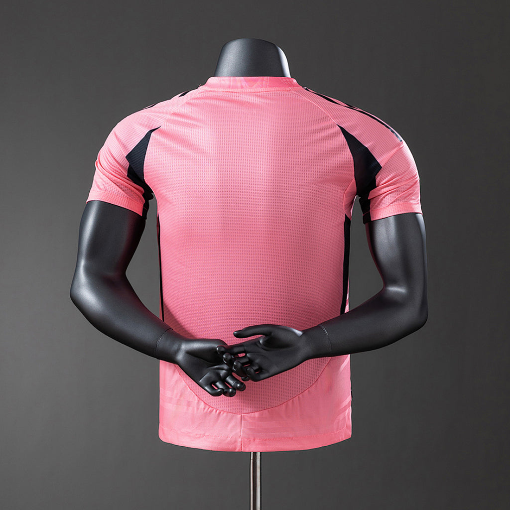 Camiseta Real Madrid Roja y Negra 2025/26 Versión Jugador - espalda