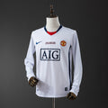 Camiseta Retro Manchester United Visita Champions League Manga Larga 2008 - frente
