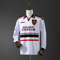 Camiseta Retro Manchester United Visita Manga Larga 1998 - frente