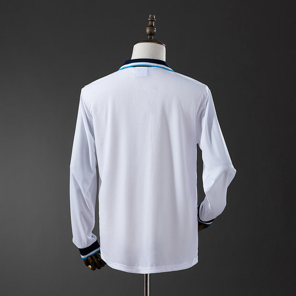 Camiseta Retro Inglaterra Local Manga Larga 1996 - espalda