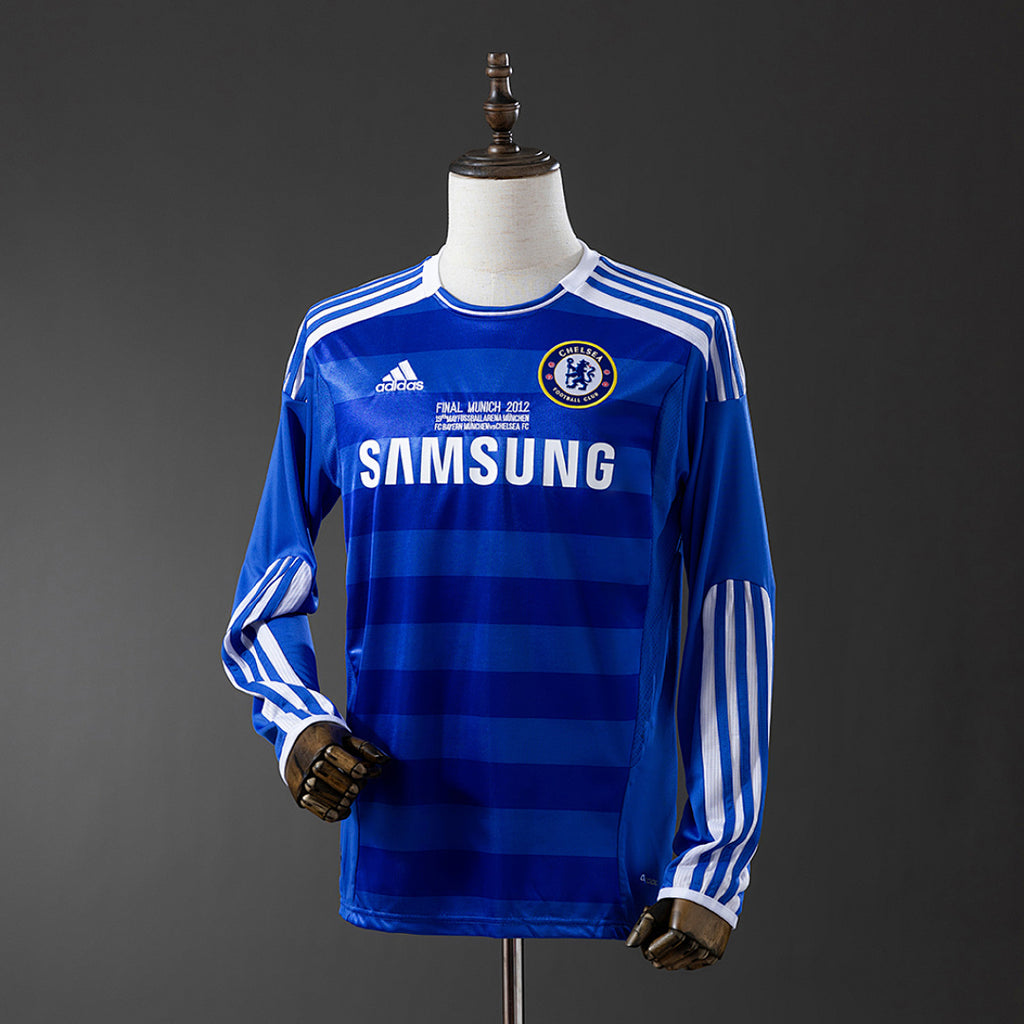 Camiseta Retro Chelsea Local Champions League Manga Larga 2011 - frente