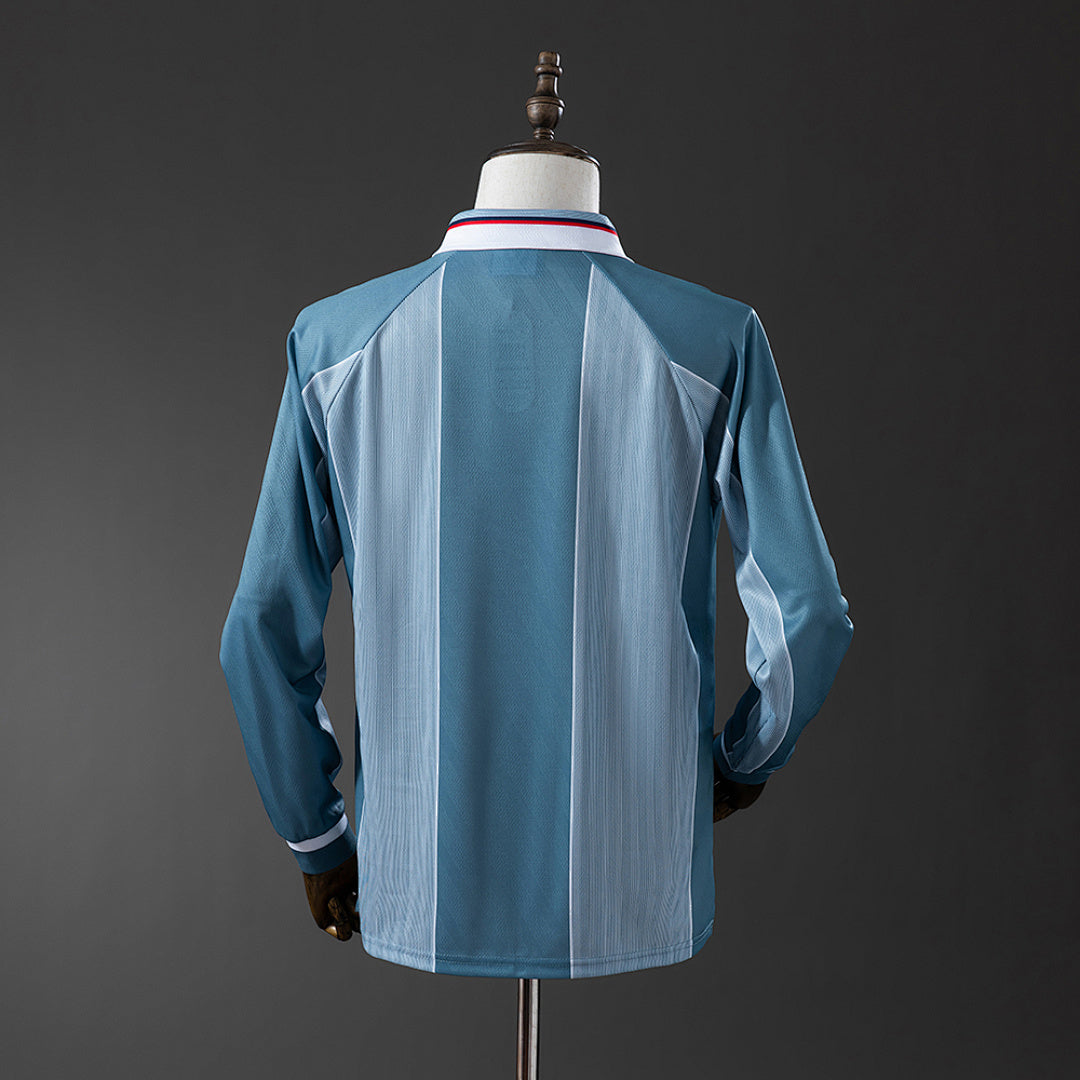 Camiseta Retro Inglaterra Visita Manga Larga 1996 - espalda