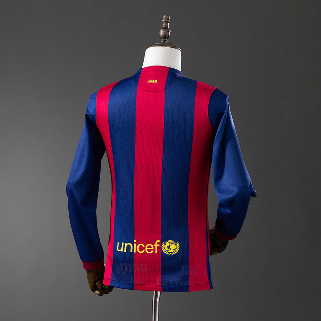 Camiseta Retro FC Barcelona Local Manga Larga 14/15 - espalda