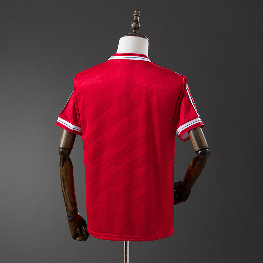 Camiseta Retro Manchester United Local 86/88 - espalda