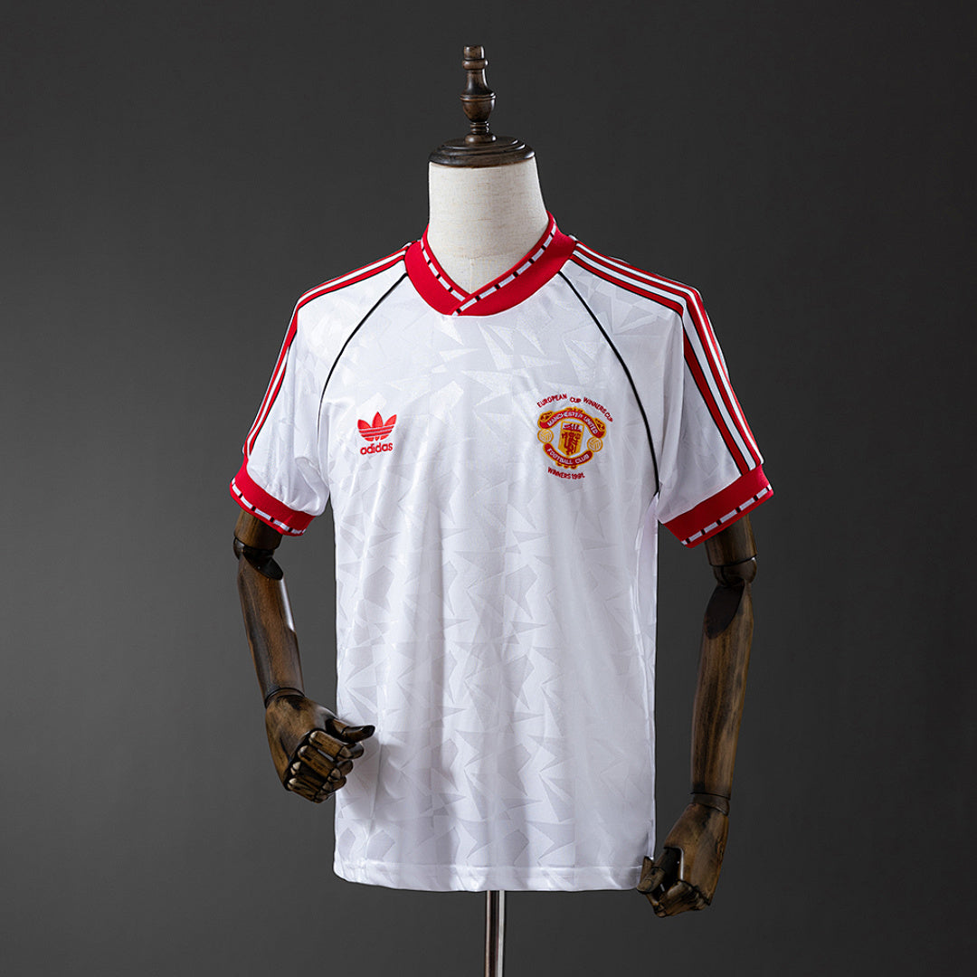 Camiseta Retro Manchester United Visita 1991 - frente
