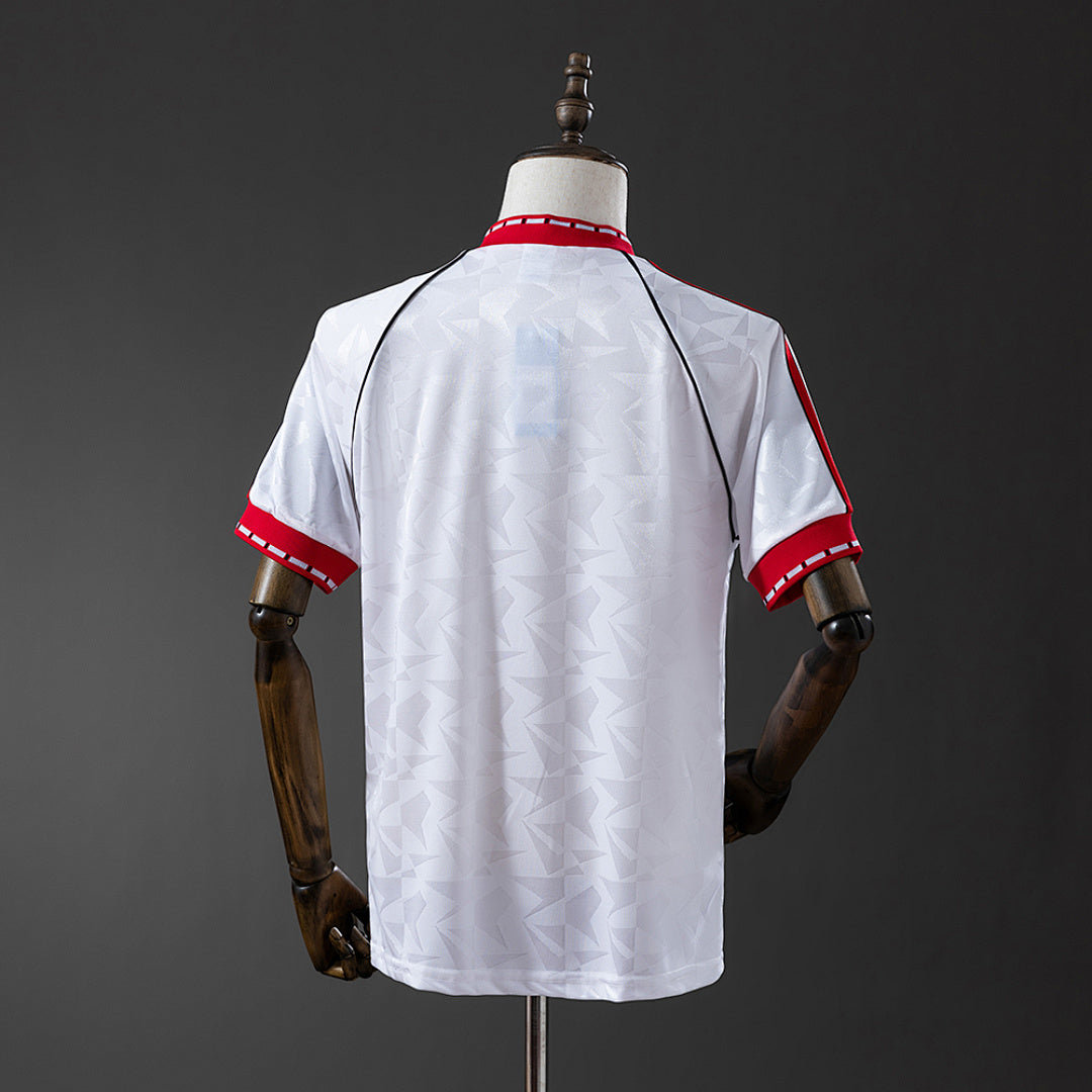 Camiseta Retro Manchester United Visita 1991 - espalda